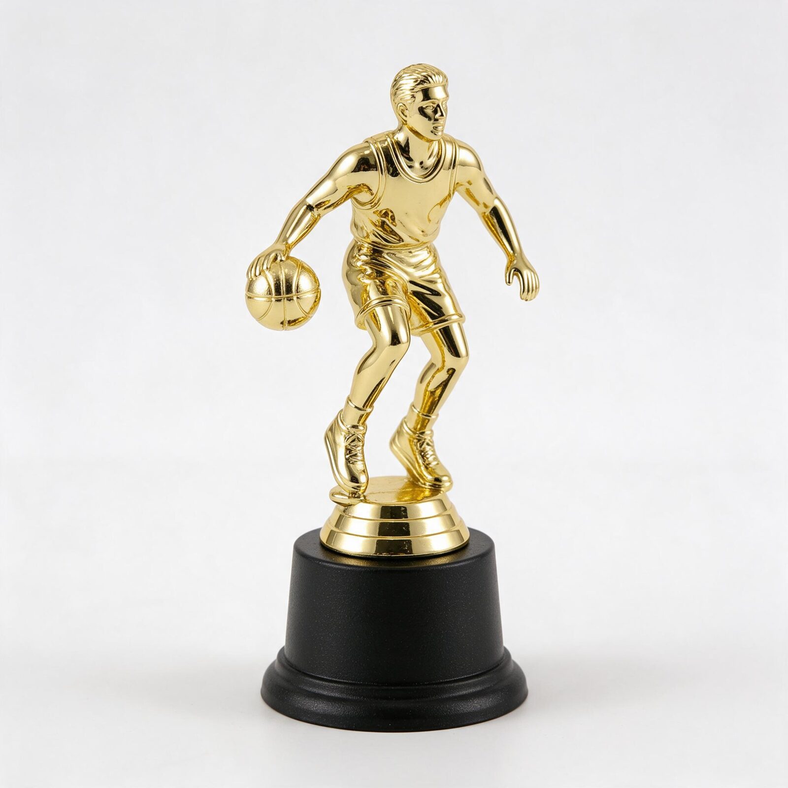 Sports Figure Trophy — Custom Die Cast, 5 Core Sports Basketball
