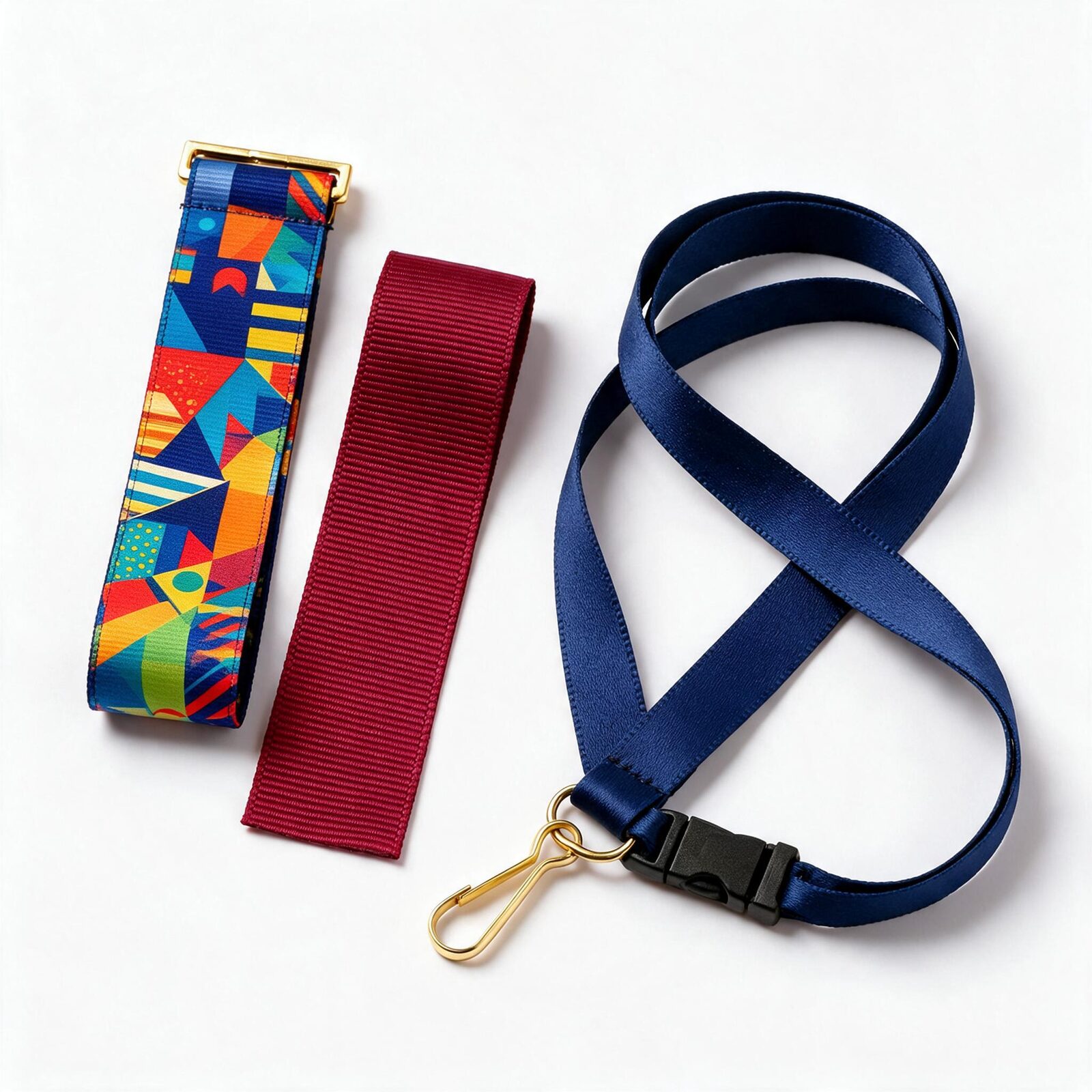 Custom Ribbons & Lanyards for Medals — Printed or Woven Logo Ribbon — custom printed